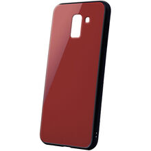 Чехол INTALEO (Real Glass) для Samsung J6 (J600) 2018 красный (1283126488283)
