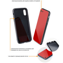 Чехол INTALEO (Real Glass) для Samsung J6 (J600) 2018 красный (1283126488283)
