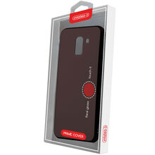 Чехол INTALEO (Real Glass) для Samsung J6 (J600) 2018 красный (1283126488283)