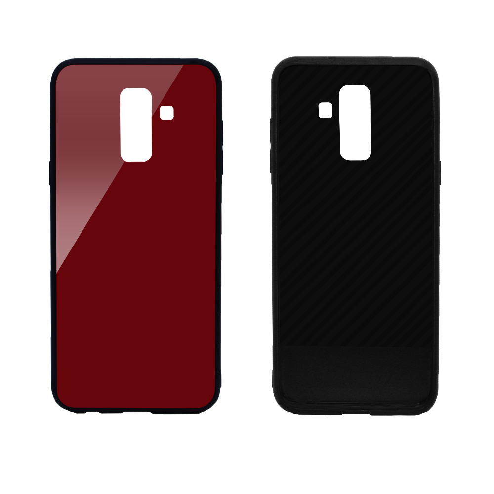 Чохол INTALEO (Real Glass) для Samsung A6+ (A605) Red (1283126488399) Тип чохол-накладка