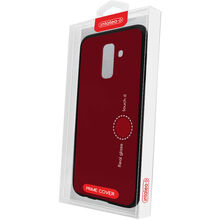 Чохол INTALEO (Real Glass) для Samsung A6+ (A605) Red (1283126488399)