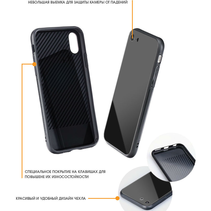 Чехол INTALEO (Velvet) для Huawei Y6 2018 Prime (черный) (1283126488597) Цвет черный