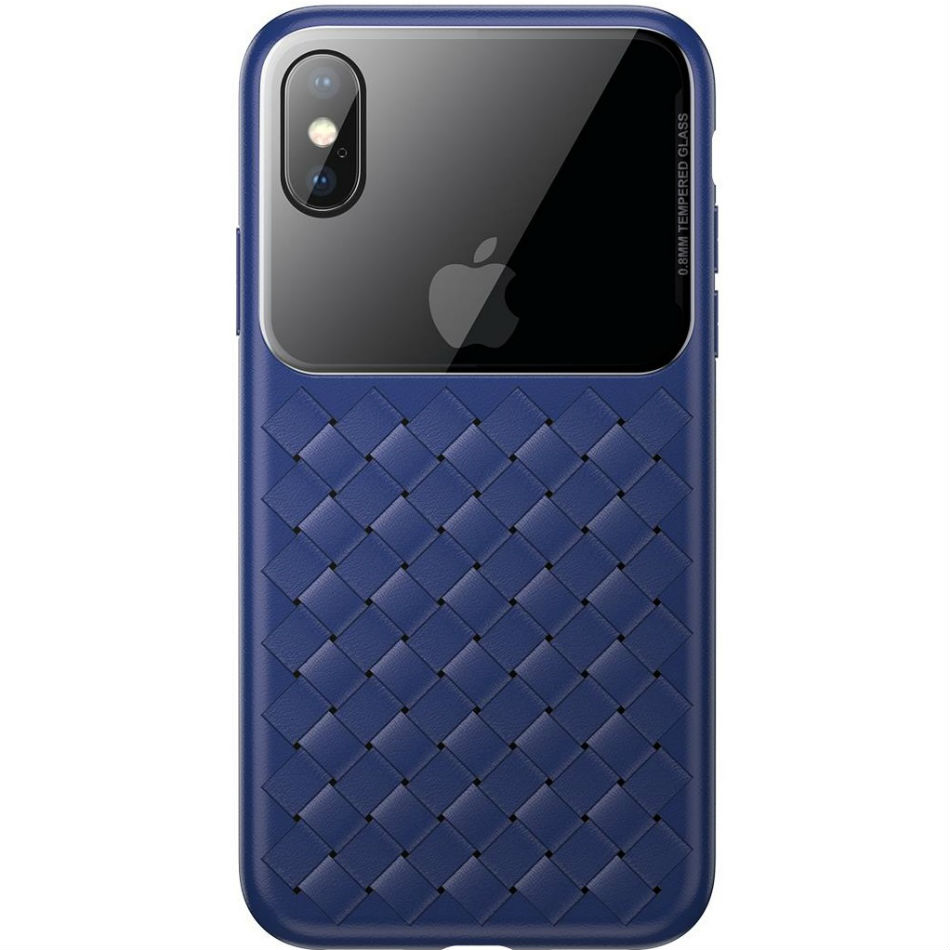 

Чехол BASEUS для iPhone XS Weaving Blue (WIAPIPH58-BL03), iPhone XS Weaving Blue (WIAPIPH58-BL03)