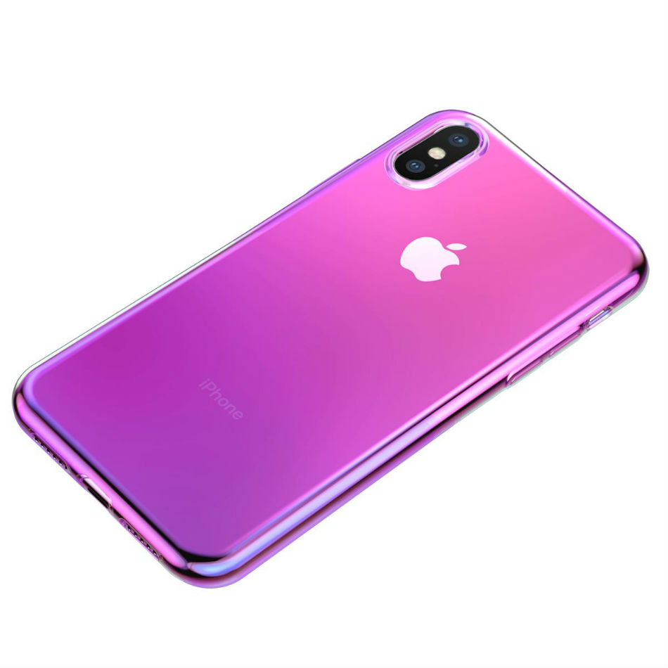 

Чехол BASEUS iPhone XS Glow TR Pink (WIAPIPH58-XG04), iPhone XS Glow TR Pink (WIAPIPH58-XG04)