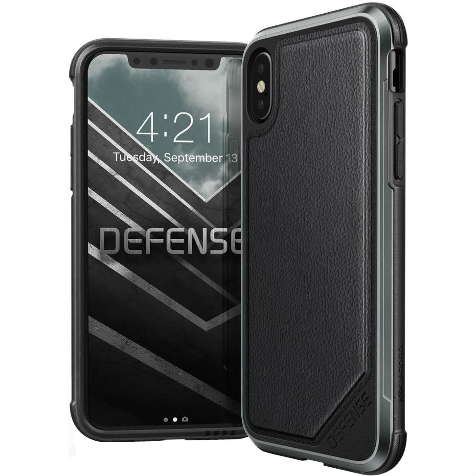 Чехол X-DORIA iPhone X Defense Lux Leather black (336921) - в  интернет-магазине Фокстрот: цены, отзывы, характеристики | купить в Киеве,  Харькове, Днепропетровске, Одессе - Украина