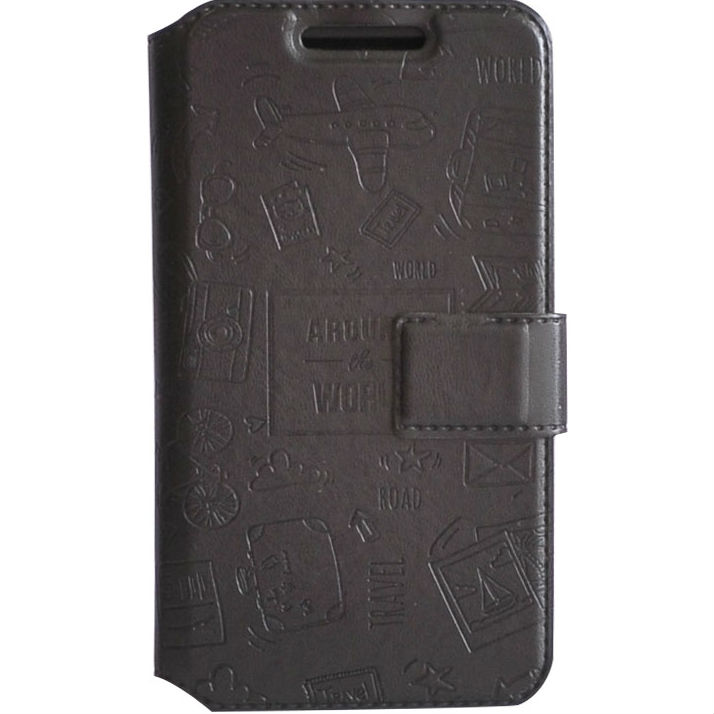 

Чехол FLORENCE Around the world 4,3" black (FLUNATW43BK), Around the world 4,3" black