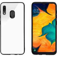 Чехол Intaleo Real Glass для Samsung Galaxy A30 White (1283126491115)