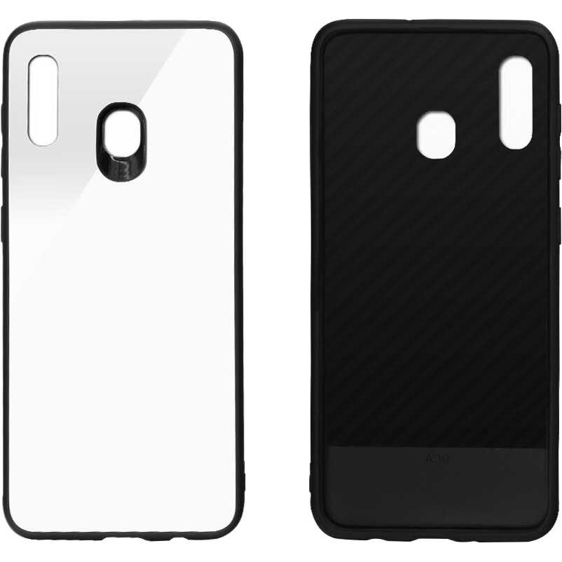 Чехол Intaleo Real Glass для Samsung Galaxy A30 White (1283126491115) Тип чехол-накладка