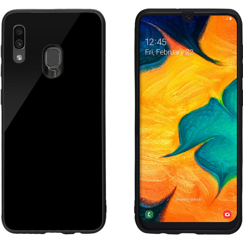 

Чехол INTALEO Real Glass Samsung A30 Black (1283126491139), Real Glass Samsung A30 (черный)