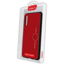 Чехол INTALEO Real Glass Samsung A50 Red