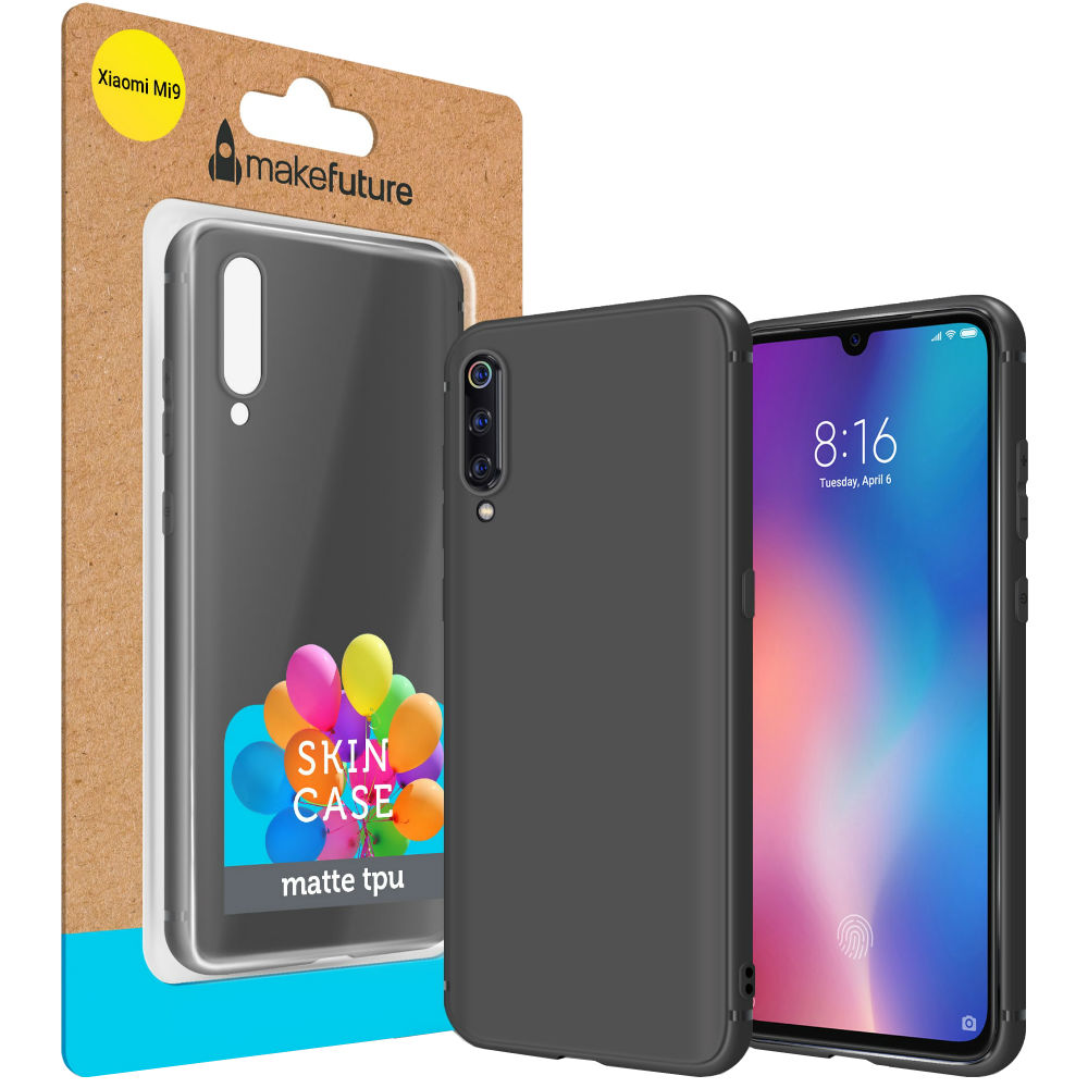 Чехол MAKEFUTURE Skin Case Xiaomi Mi 9 Black (MCSK-XM9BK) Цвет черный