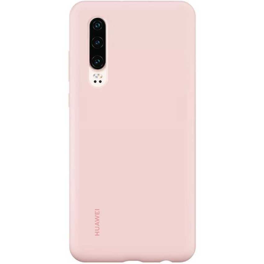 Чехол HUAWEI P30 Silicone Car Case Pink (51992846)