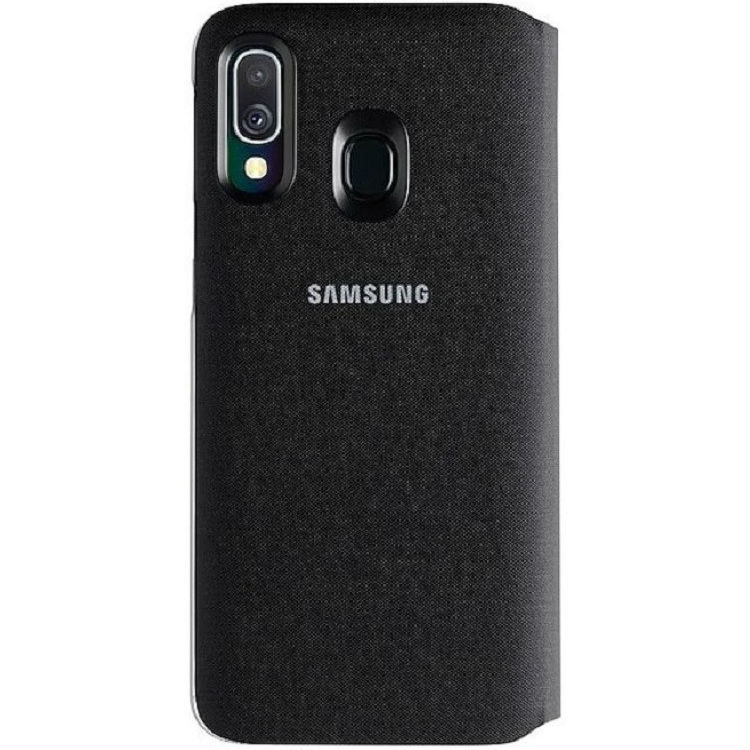 Чехол Samsung для Samsung A40 Wallet Cover Black (EF-WA405PBEGRU) Тип чехол-книжка