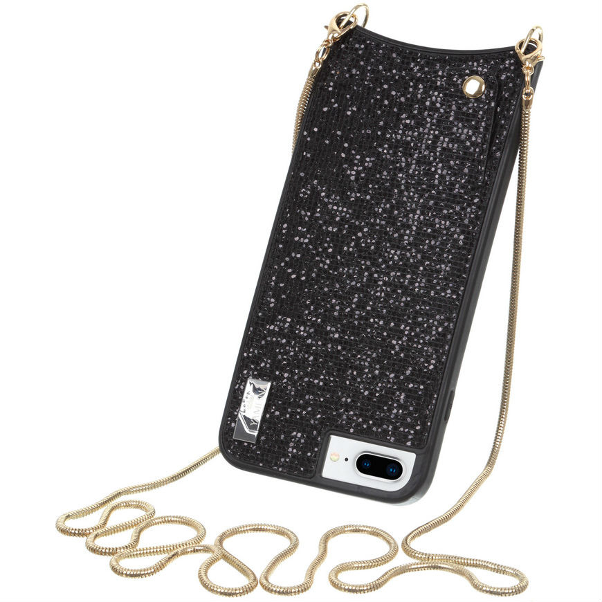 Чехол BECOVER Glitter Wallet для Apple iPhone 6 Plus/6s Plus/7 Plus/8 Plus Black (703609)