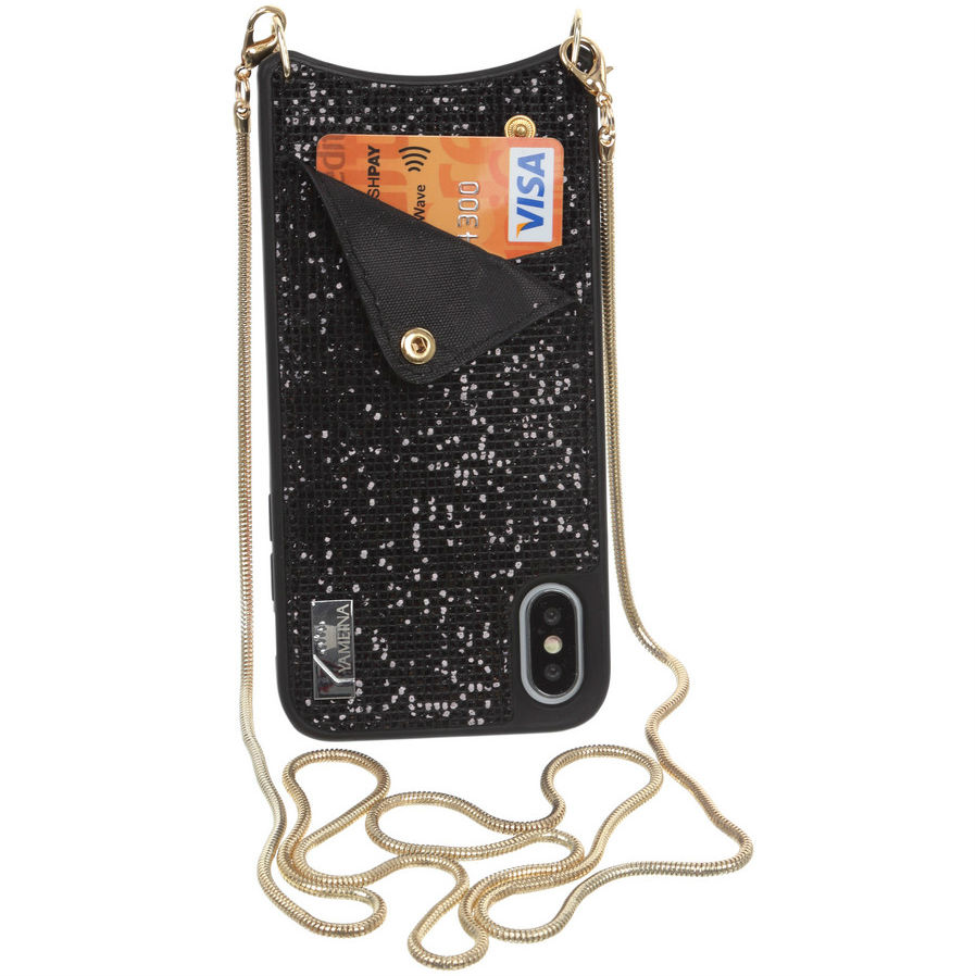 Чехол BECOVER Glitter Wallet для Apple iPhone Xr Black (703613) Тип чехол-карман