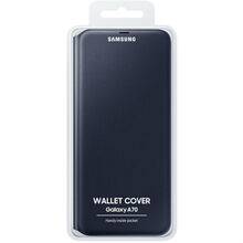 Чехол SAMSUNG A70 Wallet Cover Black (EF-WA705PBEGRU)