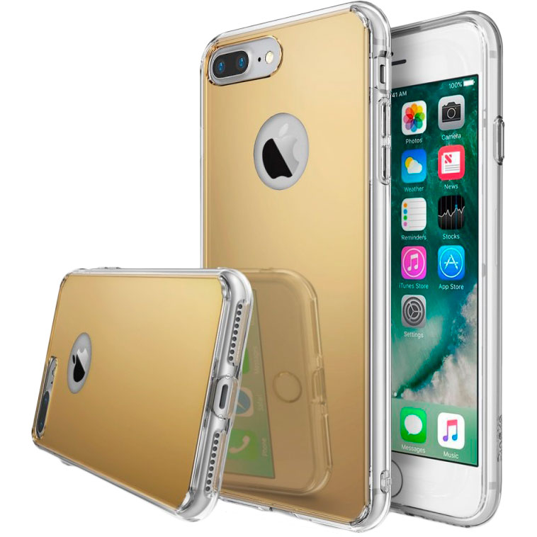 

Чехол Ringke Fusion Mirror Apple iPhone 7 Plus Royal Gold (154148), Apple iPhone 7 Plus/8 Plus (Royal Gold) (154148)