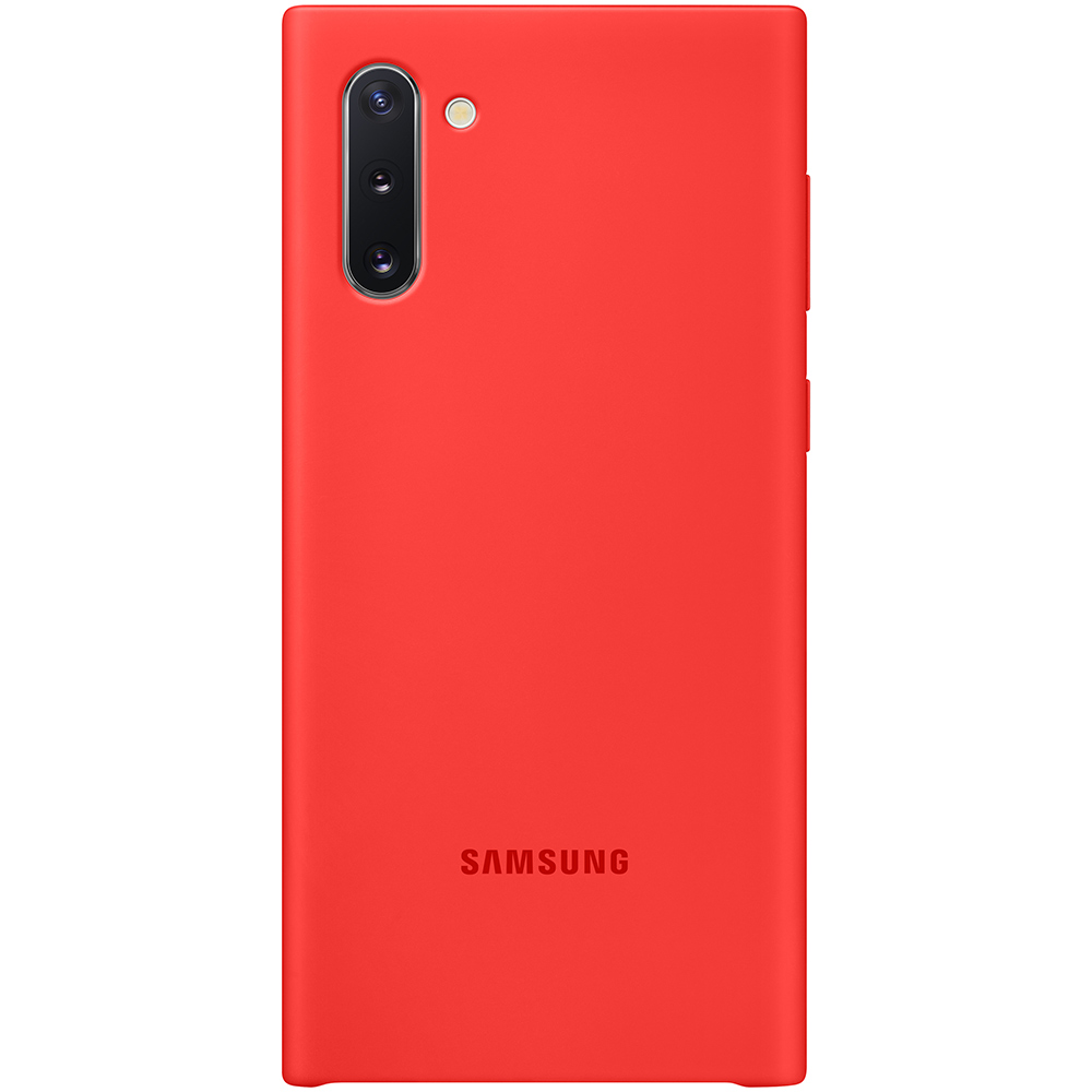 

Чехол SAMSUNG Silicone Cover для Samsung Galaxy Note 10 N970 Red (EF-PN970TREGRU), Note10/EF-PN970TREGRU - Silicone Cover