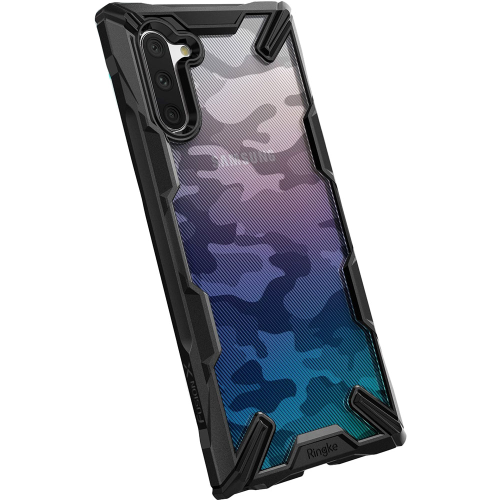 

Чехол RINGKE Fusion X Design для Samsung Galaxy Note 10 Camo Black (RCS4530), Samsung Galaxy Note 10 Camo Black (RCS4530)