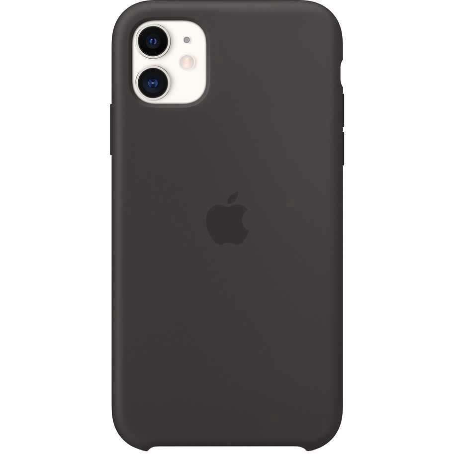 

Чехол APPLE Silicone Case iPhone 11 Black (MWVU2ZM/A), iPhone 11 Silicone Case Black