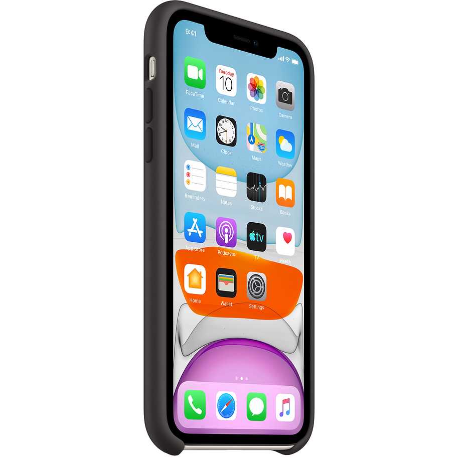Чехол APPLE Silicone Case iPhone 11 Black (MWVU2ZM/A) Тип чехол-накладка