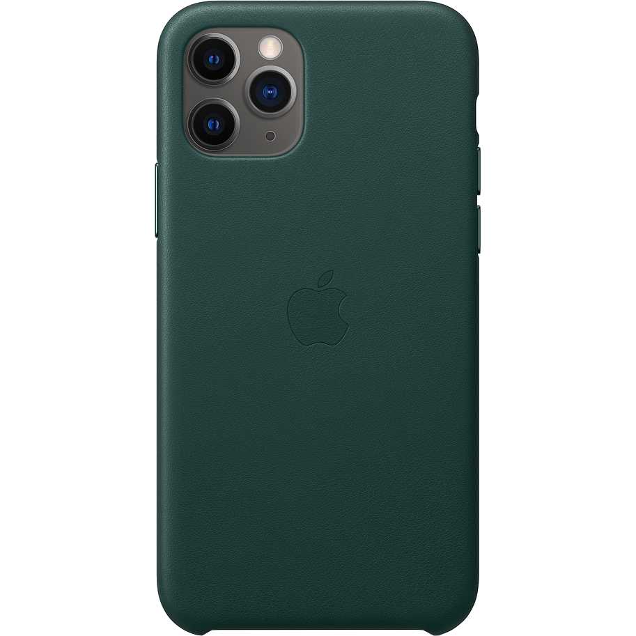 

Чехол APPLE Leather Case iPhone 11 Pro Forest Green (MWYC2ZM/A), iPhone 11 Pro Leather Case Forest Green