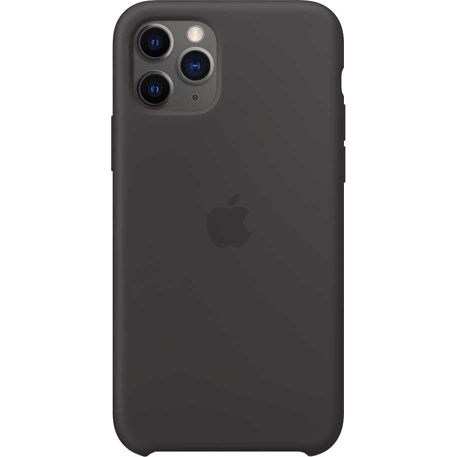 

Чехол APPLE Silicone Case iPhone 11 Pro Black (MWYN2ZM/A), iPhone 11 Pro Silicone Case Black