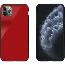 Чехол INTALEO (Real Glass) для Apple iPhone 11 Pro red (1283126495854)