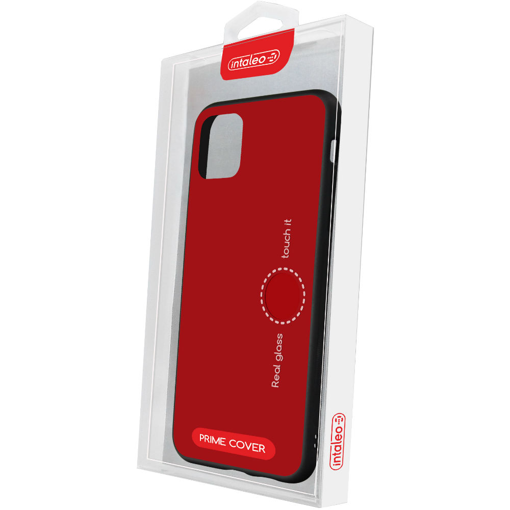 Чохол INTALEO (Real Glass) для Apple iPhone 11 Pro red (1283126495854) Матеріал поліуретан