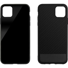 Чехол INTALEO (Real Glass) для Apple iPhone 11 Pro black (1283126495861)