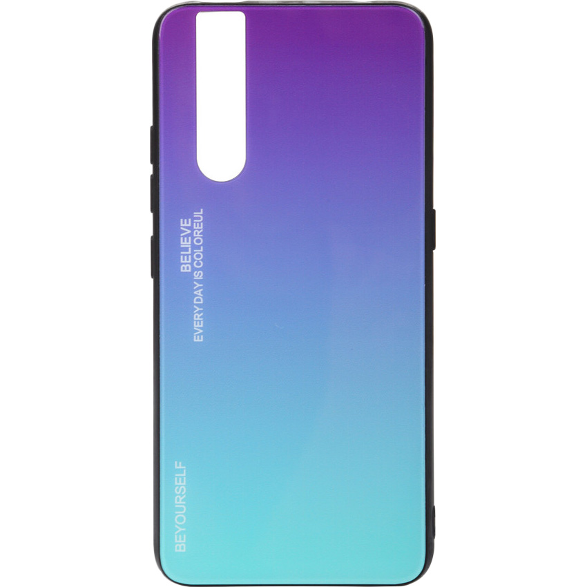 Чохол BECOVER Gradient Glass для Vivo V15 Pro Purple-Blue (704037)