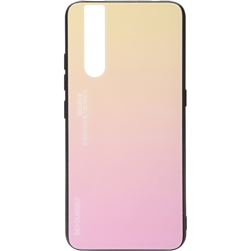 Чохол BECOVER Gradient Glass для Vivo V15 Pro Yellow-Pink (704039)