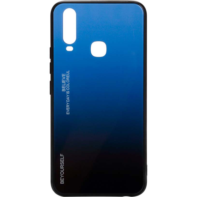 Чехол BeCover Gradient Glass для Vivo Y15/Y17 Blue-Black (704040)