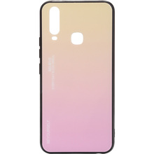 Чохол BECOVER Gradient Glass для Vivo Y15/Y17 Yellow-Pink (704046)