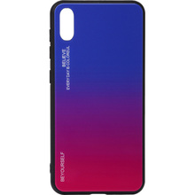 Чехол BECOVER Gradient Glass для Vivo Y91c Blue-Red (704048)