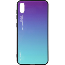 Чехол BECOVER Gradient Glass для Vivo Y91c Purple-Blue (704051)