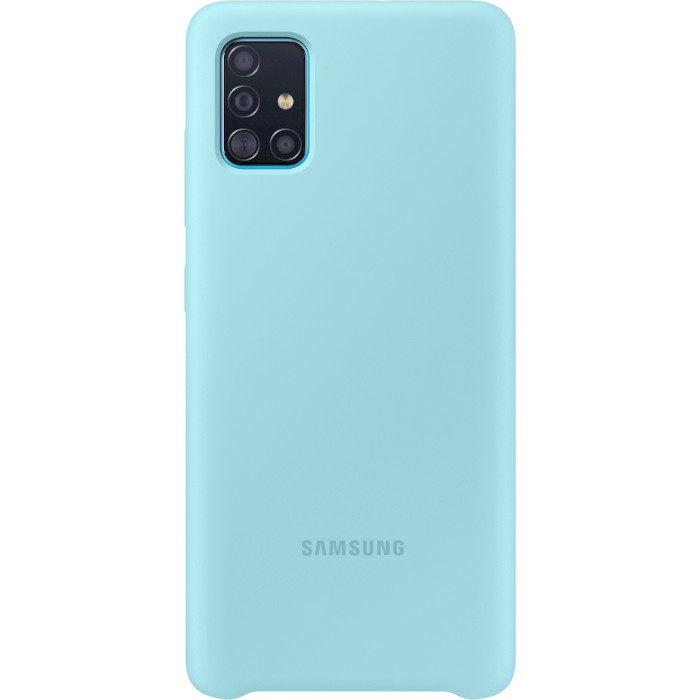 

Чехол SAMSUNG Galaxy A51/A515 Silicone Cover blue (EF-PA515TLEGRU), Galaxy A51/A515 Silicone Cover blue
