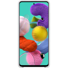 Чехол SAMSUNG Galaxy A51/A515 Silicone Cover white (EF-PA515TWEGRU)