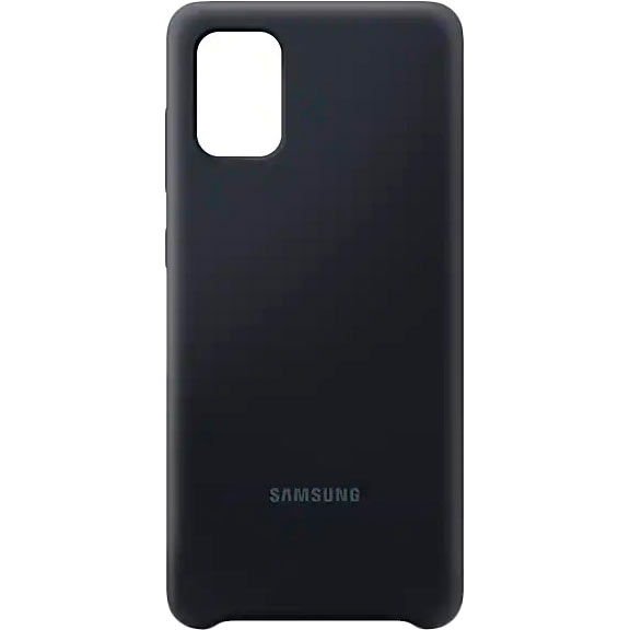 Чехол SAMSUNG Silicone Cover Galaxy A71 Black (EF-PA715TBEGRU)
