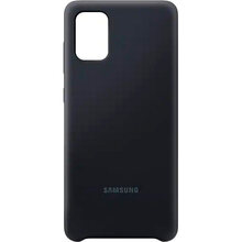 Чехол SAMSUNG Silicone Cover Galaxy A71 Black (EF-PA715TBEGRU)