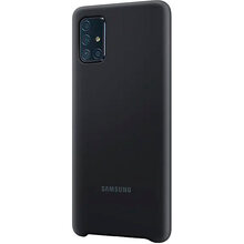 Чехол SAMSUNG Silicone Cover Galaxy A71 Black (EF-PA715TBEGRU)