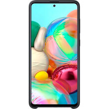 Чехол SAMSUNG Silicone Cover Galaxy A71 Black (EF-PA715TBEGRU)