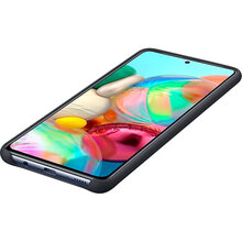 Чехол SAMSUNG Silicone Cover Galaxy A71 Black (EF-PA715TBEGRU)