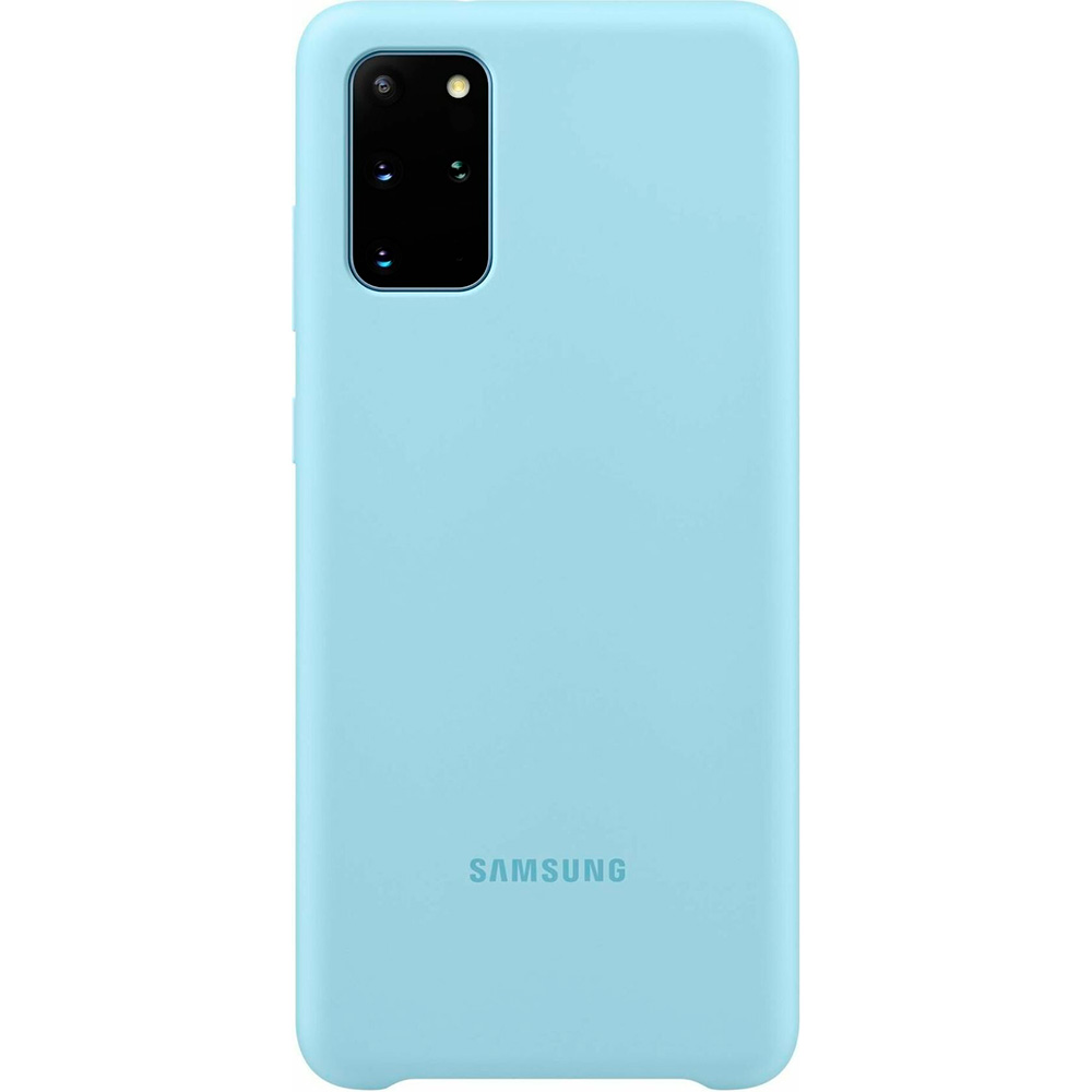 

Чехол SAMSUNG Silicone Cover для Samsung Galaxy S20 Plus Sky Blue (EF-PG985TLEGRU), Silicone Cover S20 Plus Sky Blue/EF-PG985TLEGRU