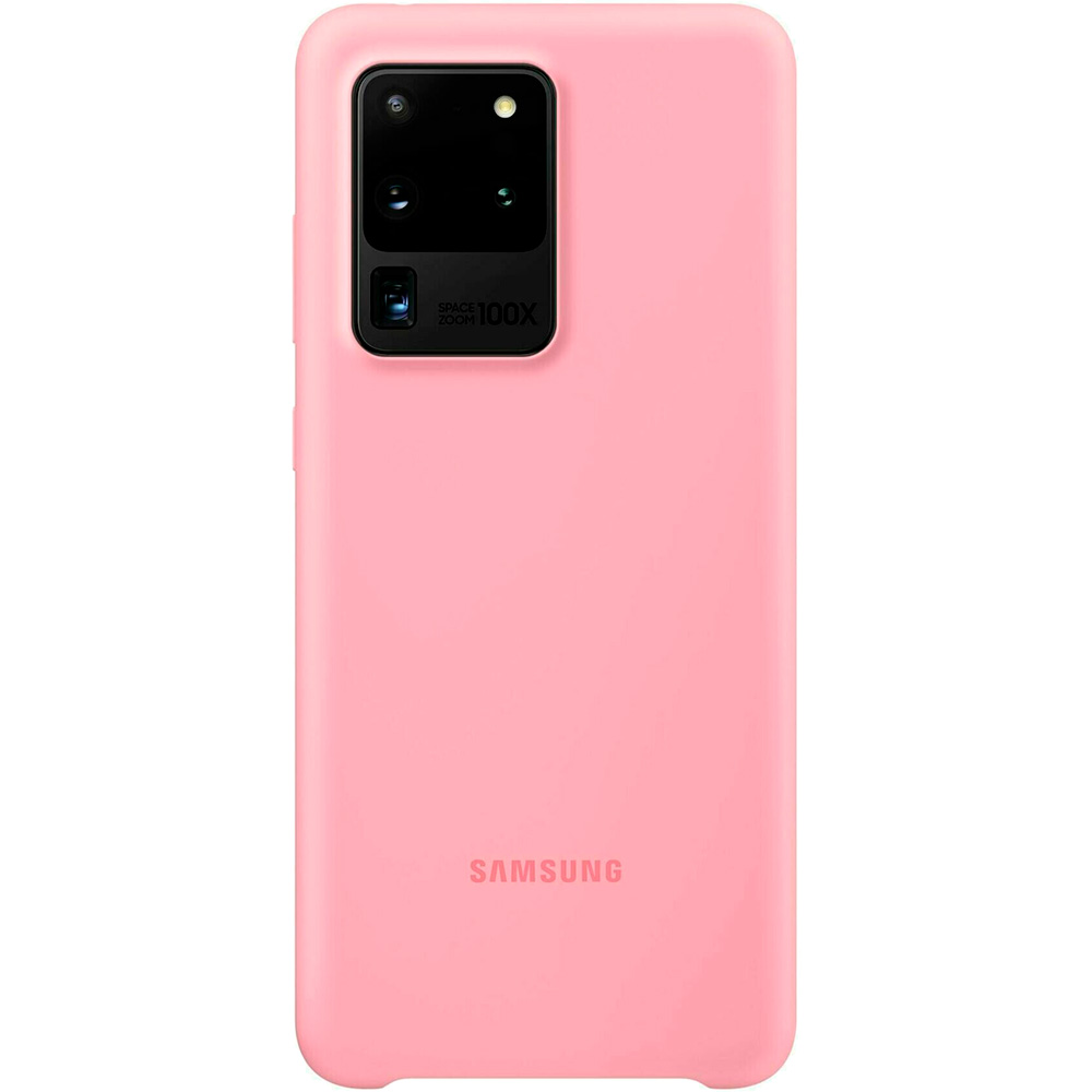 

Чехол SAMSUNG Silicone Cover для Samsung Galaxy S20 Ultra Pink (EF-PG988TPEGRU), Silicone Cover S20 Ultra Pink/EF-PG988TPEGRU