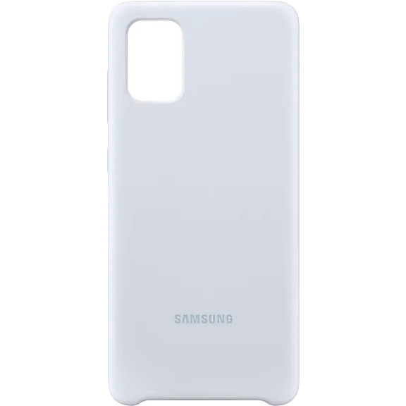 

Чехол SAMSUNG Silicone Cover для Samsung Galaxy A71 Silver (EF-PA715TSEGRU), Silicone Cover A71 Silver/EF-PA715TSEGRU