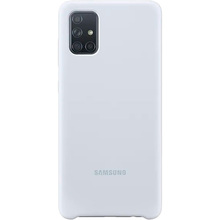 Чехол SAMSUNG Silicone Cover для Samsung Galaxy A71 Silver (EF-PA715TSEGRU)