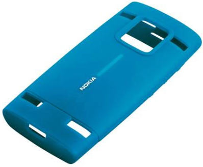 Сумка для мобільного телефону NOKIA CC-1008 SILICONE COVER BLUE for X2