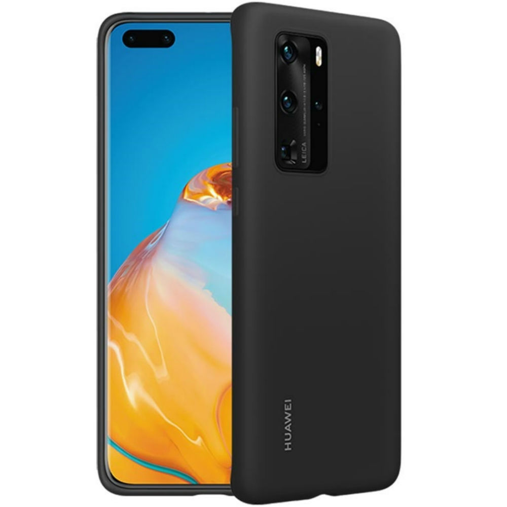 Чехол HUAWEI P40 Pro Silicone Case Black (51993797) Материал силикон