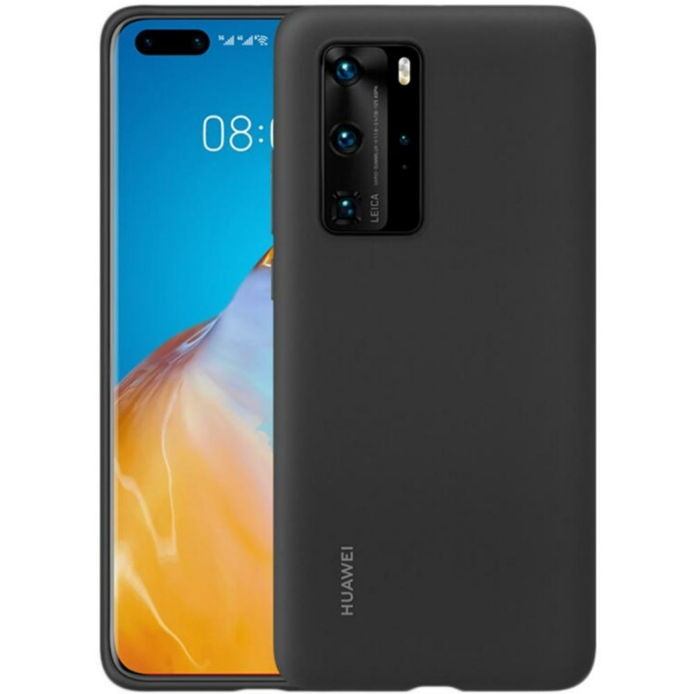 Фото 4 Чехол HUAWEI P40 Pro Silicone Case Black (51993797)